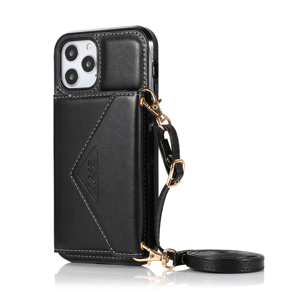 iPhone 11 Pro Max Wallet Phone Case,Dteck Crossbag Wallet Lager Capacity Purse with Zipper Pocket, Flip Folio Stand Phone Cover with Wrist Strap/