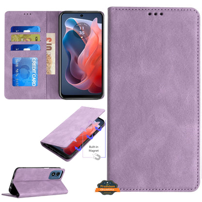 For Samsung Galaxy A16 5G Wallet Pouch with Credit Card Holder Flip Card Slots, Kickstand and Magnetic Closure PU Vegan Leather Case Cover