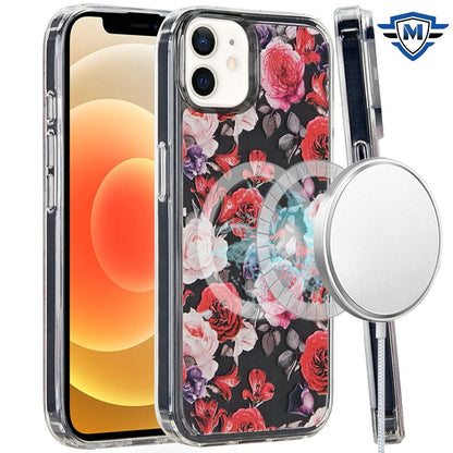 For Apple iPhone 12 / 12 Pro Premium Cute Pattern Design Magnetic Durable Shockproof SlimTPU Hard Back [Compatible with Magsafe] Case Cover