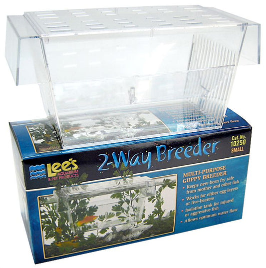 Lees 2-Way Breeder Multi Purpose Guppy Breeder [Aquarium Supplies] 1 count