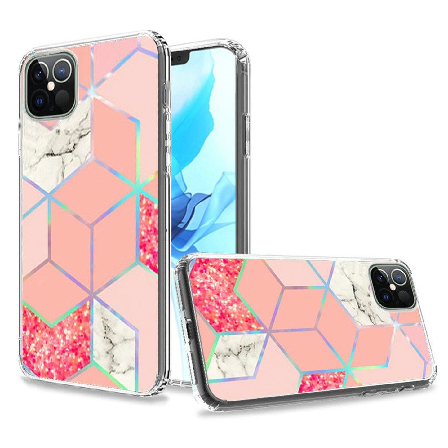 For Samsung Galaxy A16 5G Stylish Hybrid Fashion Marble Trendy IMD Design Hard Back PC Shockproof Protective Case Cover