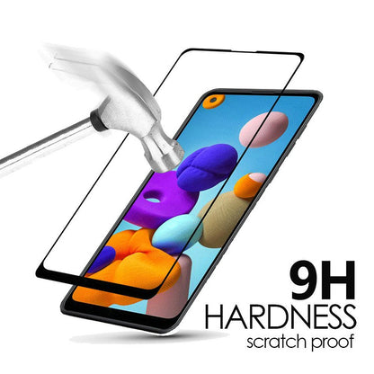 Google Pixel 8 Pro 5G Tempered Glass Screen Protector [Full Coverage] Curved Fit Black Edged 9H Hardness Glass Screen Protector