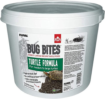 Fluval Bug Bites Turtle Formula Floating Sticks [Reptile Supplies] 3.7 lb