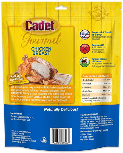 Cadet Gourmet Chicken Breast Treats for Dogs [Dog Supplies] 14 oz