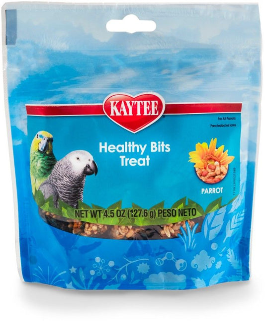 Kaytee Forti-Diet Pro Health Healthy Bits Treat - Parrot & Macaw [Treats Packaged for Bird] 4.5 oz