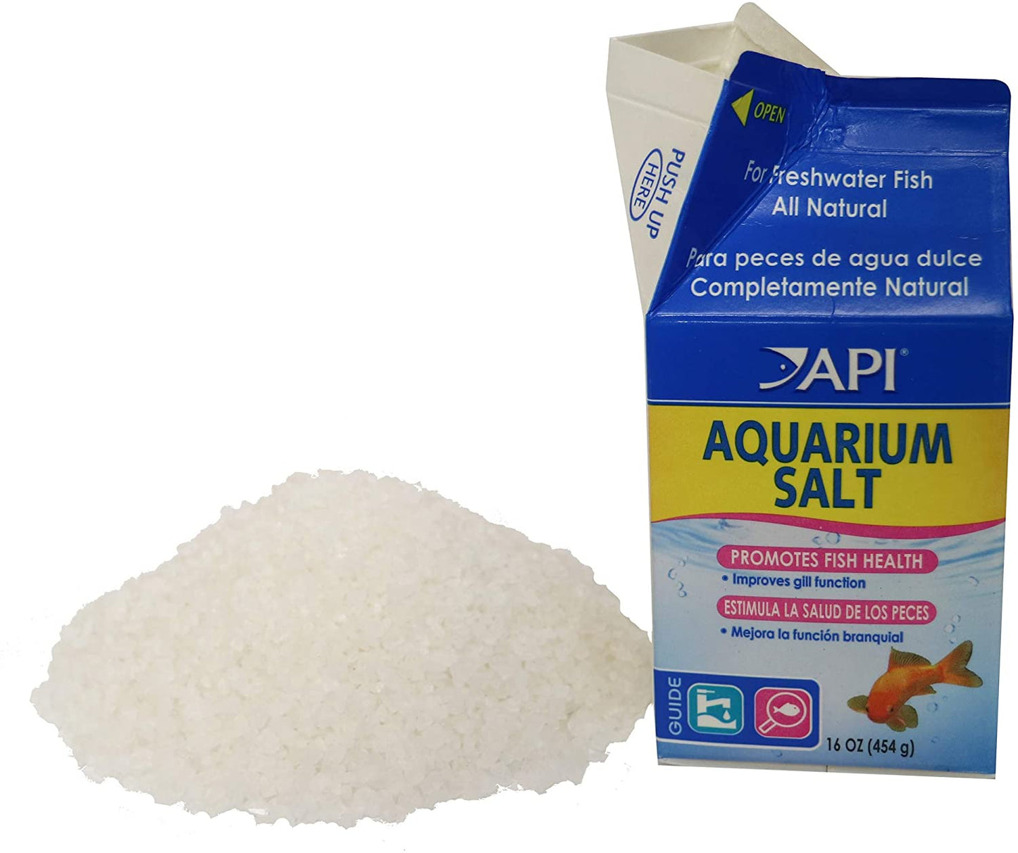 API Aquarium Salt Promotes Fish Health for Freshwater Aquariums [Aquarium Supplies for Aquarium] 195 oz (3 x 65 oz)