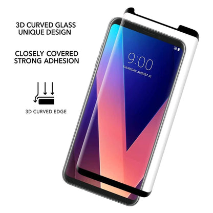 For Samsung Galaxy S22 Ultra Screen Protector 3D Curved Edge Full Coverage 9H Hardness Temper Glass Full Cover Protector Clear Black