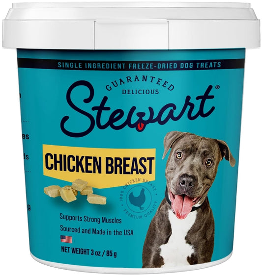 Stewart Freeze Dried Chicken Breast Treat [Dog Supplies] 3 oz