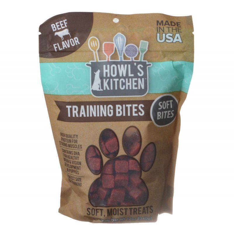 Howl's Kitchen Training Bites Soft Bites - Beef Flavor [Treats Packaged] 12 oz