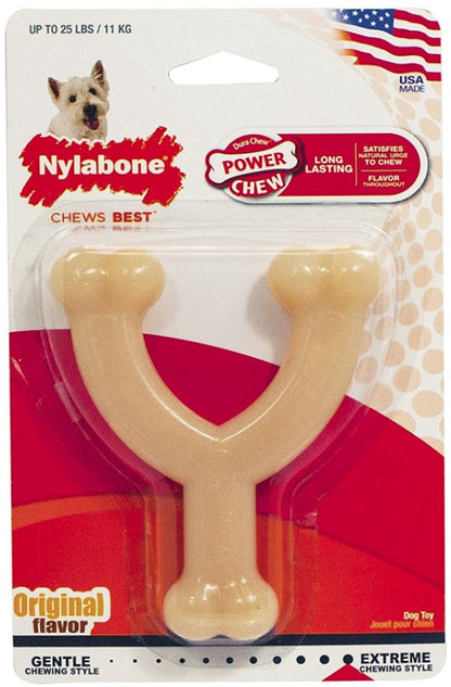 Nylabone Dura Chew Wishbone Original Flavor [Dog Supplies] Regular - 1 count