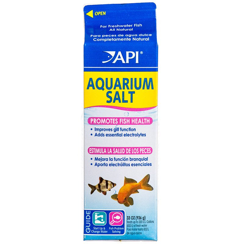 API Aquarium Salt Promotes Fish Health for Freshwater Aquariums [Aquarium Supplies for Aquarium] 33 oz