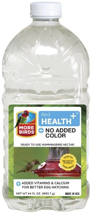 More Birds Health Plus Ready To Use Hummingbird Nectar Clear [Hummingbird Nectars & Foods for Bird] 64 oz