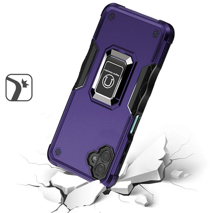 Samsung Galaxy A06 Hybrid Cases with Magnetic Ring Holder Stand Kickstand Heavy Duty Rugged Shockproof