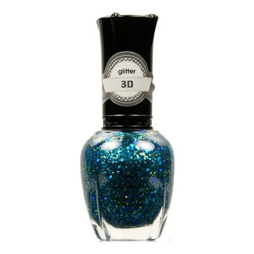 KLEANCOLOR 3D Nail Lacquer [Nail Polish] Luv U TEAL I Find Someone Better