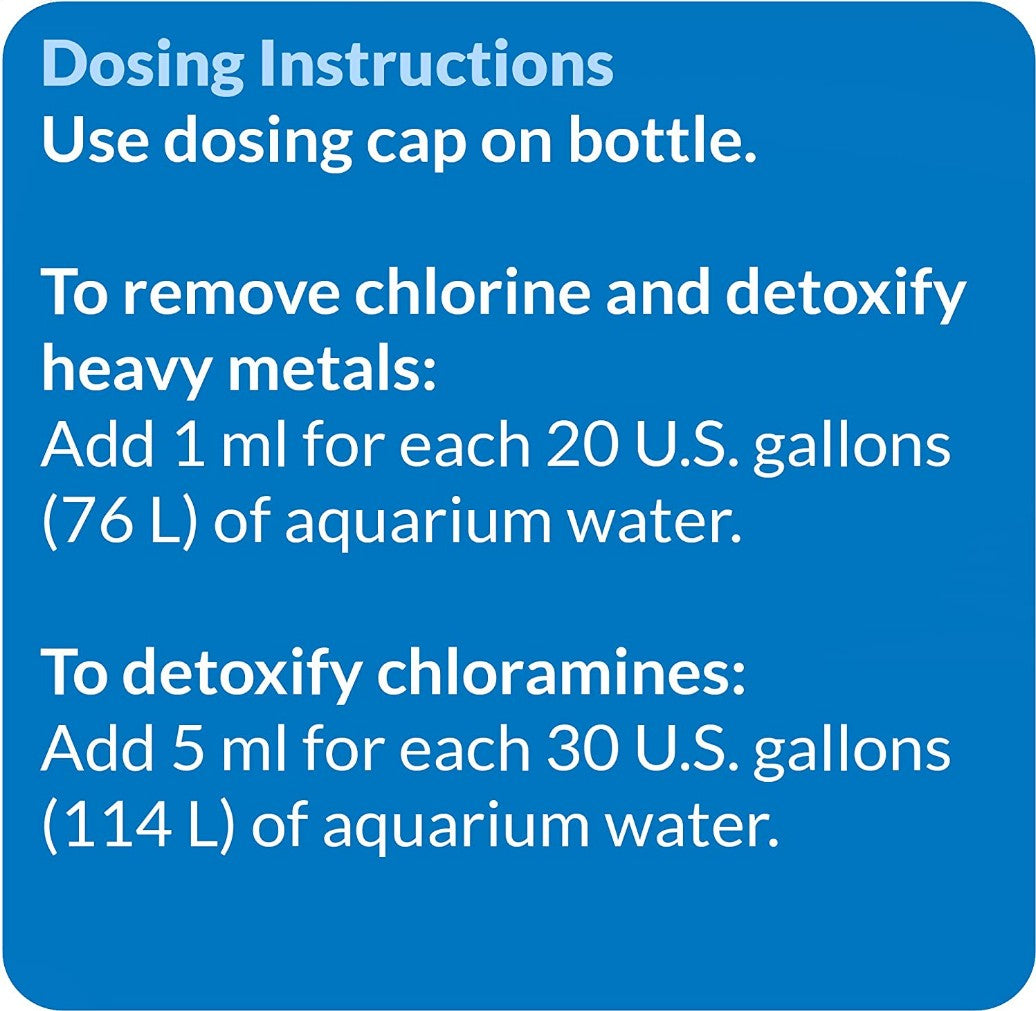 API Tap Water Conditioner Detoxifies Heavy Metals and Dechlorinates Aquarium Water [Aquarium Supplies] 8 oz