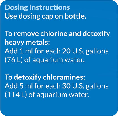 API Tap Water Conditioner Detoxifies Heavy Metals and Dechlorinates Aquarium Water [Aquarium Supplies] 8 oz