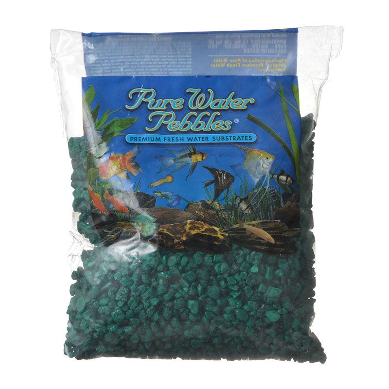 Pure Water Pebbles Aquarium Gravel Emerald Green [Aquarium Supplies] 2 lb