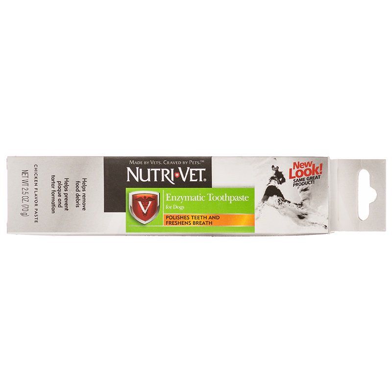 Nutri-Vet Enzymatic Toothpaste for Dogs [Dental & Breath Aids for Dog] 2.5 oz