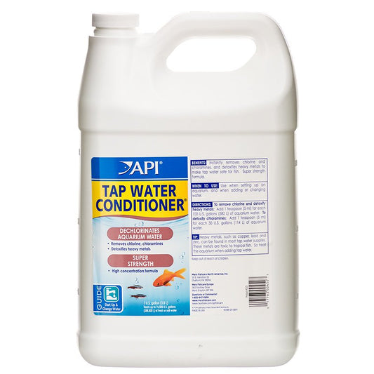 API Tap Water Conditioner Detoxifies Heavy Metals and Dechlorinates Aquarium Water [Aquarium Supplies] 1 gallon