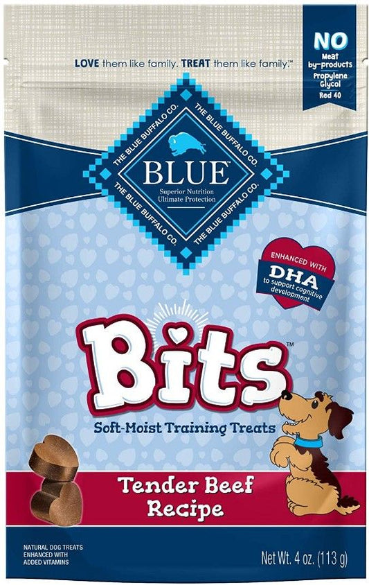 Blue Buffalo Blue Bits Training Treats Tender Beef [Dog Supplies for Dog] 24 oz (6 x 4 oz)