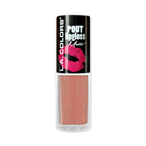 L.A. COLORS Pout Lip Gloss Matte [Lipstick] Let's Kiss