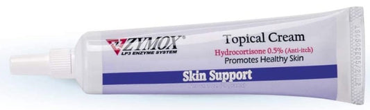 Zymox Skin Support Topical Cream with Hydrocortisone for Dogs and Cats [Dog Supplies] 1 oz