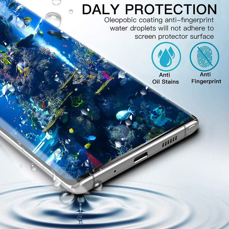 Motorola Razr 2024 Tempered Glass Screen Protector Designed Fingerprint Unlocking 3D Curved Edge Glass Full coverage