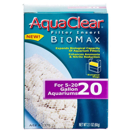 Aquaclear Bio Max Filter Insert [Filter Bio-Media] Bio Max 20 (Fits AquaClear 20 & Mini)