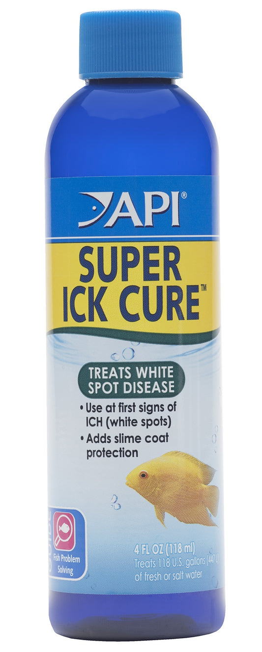 API Super Ick Cure Treats White Spot Disease [Aquarium Supplies] 24 oz (6 x 4 oz)