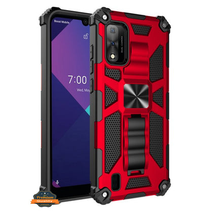 For Samsung Galaxy A16 5G Built in Magnetic Kickstand, Military Hybrid Bumper Heavy Duty Dual Layers Rugged Protective Case Cover