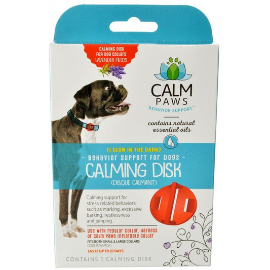 Calm Paws Calming Disk for Dog Collars [Health Aids for Dog] 1 Count