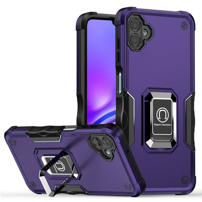 Samsung Galaxy A06 Hybrid Cases with Magnetic Ring Holder Stand Kickstand Heavy Duty Rugged Shockproof