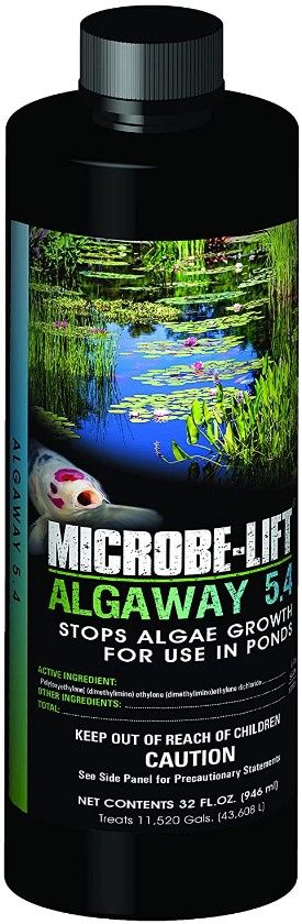 Microbe-Lift Algaway 5.4 for Ponds [Water Treatments for Pond] 32 oz