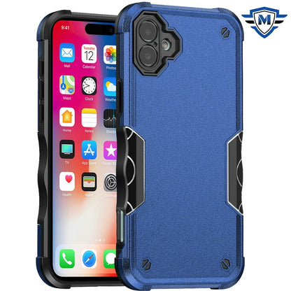 For Apple iPhone 16 (6.1") Back Hybrid Slim Fit Thin Lightweight Shockproof Hard PC Bumper Frame 2in1 Armor Protection Case Cover