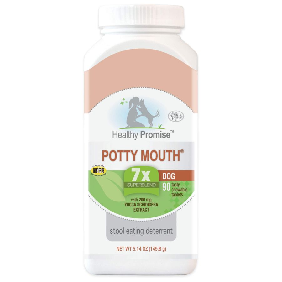 Four Paws Healthy Promise Potty Mouth Supplement for Dogs [Health Aids for Dog] 90 count