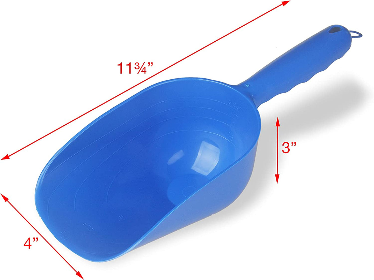 Van Ness Pet Food Scoop with Ergonomic Grip [Dog Supplies] Large - 1 count