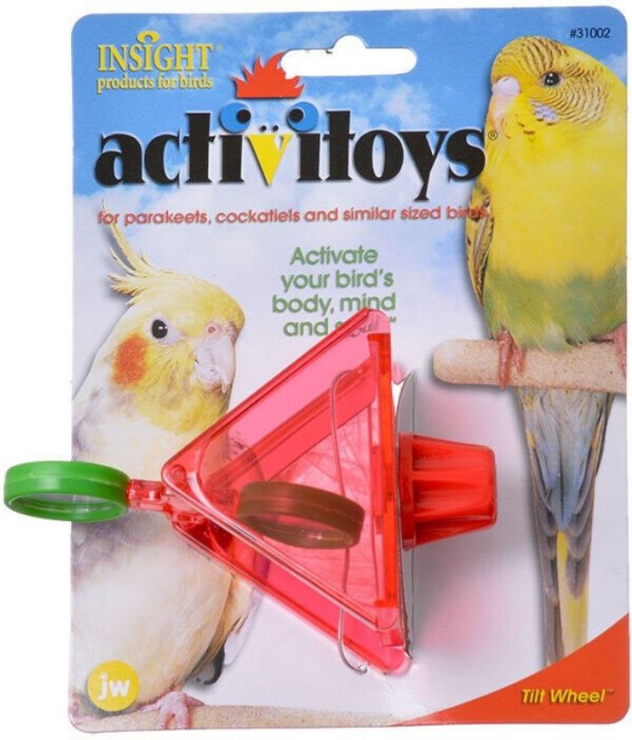 JW Insight Tilt Wheel Bird Toy [Toys] Tilt Wheel Bird Toy