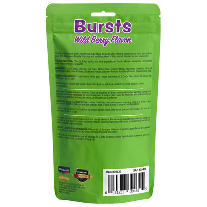 Vitakraft Bursts Treat for Rabbits, Guinea Pigs and Hamsters Wild Berry Flavor [Small Pet Supplies] 1.76 oz