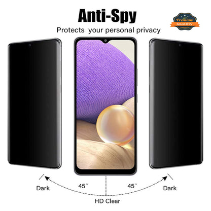 For Apple iPhone 12 / 12 Pro Privacy Screen Protector, Anti Spy Anti Peeping Tempered Glass Full Protective Film, 9H, Anti Scratch, Easy Install Protector Black