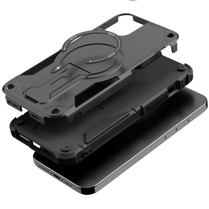 For Apple iPhone 11 (6.1") Case with Invisible Kickstand Compatible with MagSafe, Military-Grade Protection Shockproof Heavy Duty Case Cover