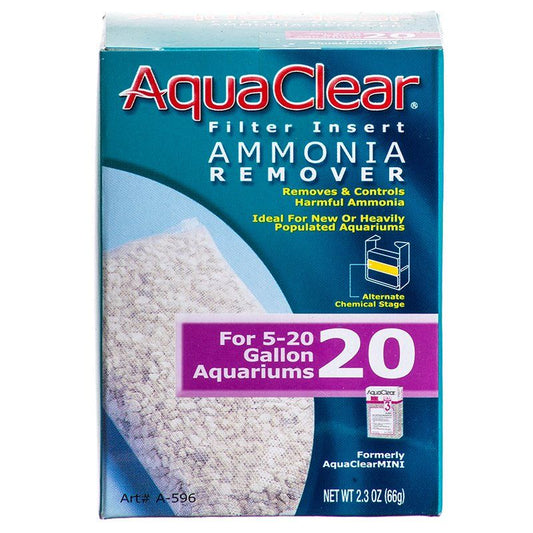 Aquaclear Ammonia Remover Filter Insert [Ammonia Removers] For Aquaclear 20 Power Filter