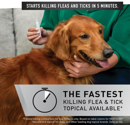 NextStar Flea and Tick Topical Treatment for Medium Dogs 23-44 Pounds [Dog Supplies] 3 count