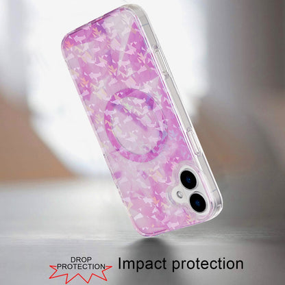 For Apple iPhone 12 / 12 Pro Floral Pattern Design Cute Clear Hybrid Compatible with Magsafe Double Layer Soft TPU Hard PC Back Slim Case Cover