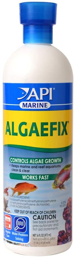 API AlgaeFix for Marine Aquariums [Algicides & Algae Removers for Aquarium] 16 oz