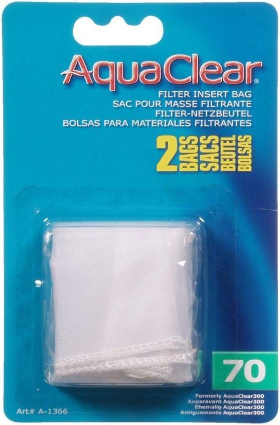 AquaClear Filter Insert Nylon Media Bag [Filter & Bio Bags] 70 gallon - 2 count