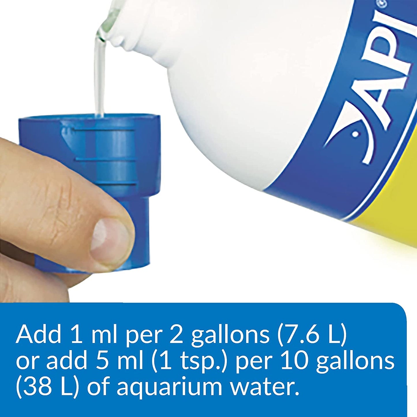 API Turtle Water Conditioner Makes Tap Water Safe [Reptile Supplies] 40 oz (5 x 8 oz)