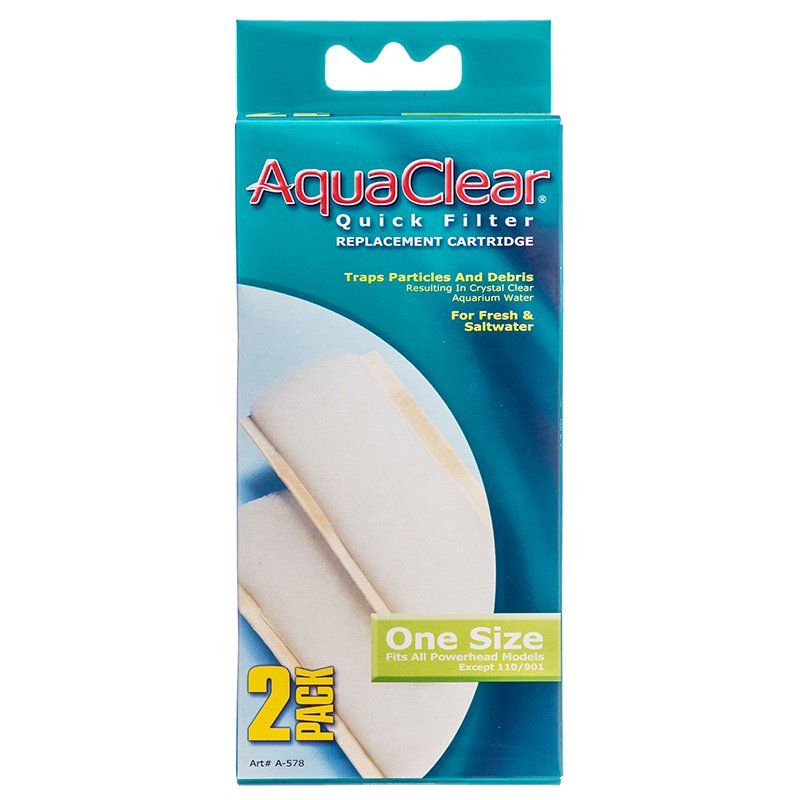 Aquaclear Quick Filter Replacement Cartridge [Filter Cartridges] 2 Pack