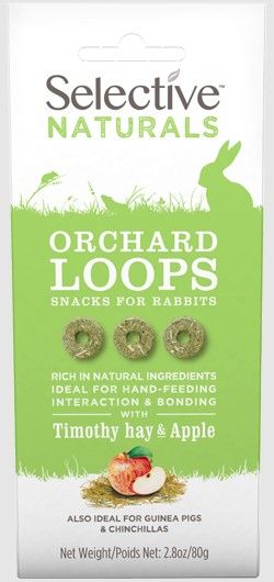 Supreme Pet Foods Selective Naturals Orchard Loops [Small Pet Treats] 2.8 oz