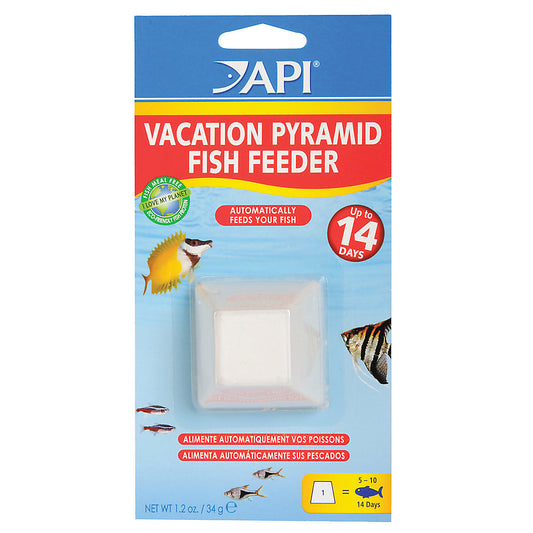 API 14 Day Vacation Pyramid Fish Feeder [Aquarium Supplies for Aquarium] 1 count