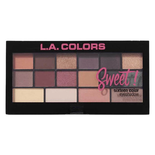 L.A. Colors Sweet! 16 Color Eyeshadow Palette [EYES, Eyeshadow] Seductive